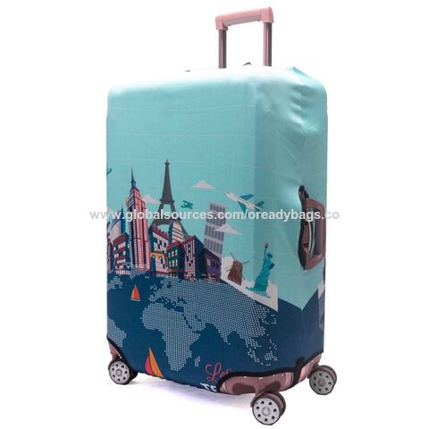 Funda protectora para equipaje, elástica, a prueba de polvo e impermeable, para maletas al por mayor, OEM y ODM