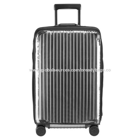 Funda de Equipaje con Cremallera de PVC Personalizada, Protector de Maleta de Tela Transparente para Trolley