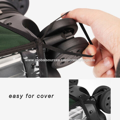 Funda de Equipaje con Cremallera de PVC Personalizada, Protector de Maleta de Tela Transparente para Trolley