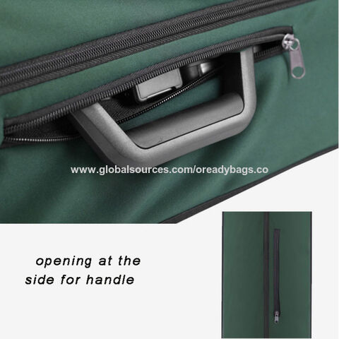 Funda de Equipaje con Cremallera de PVC Personalizada, Protector de Maleta de Tela Transparente para Trolley