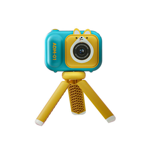 Kamera digital definisi tinggi anak-anak, kamera ganda 4800W 2.4 inci, dengan tripod dan lanyard, kamera mini