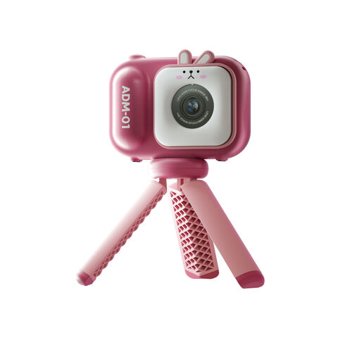 Kamera digital definisi tinggi anak-anak, kamera ganda 4800W 2.4 inci, dengan tripod dan lanyard, kamera mini