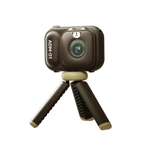 Kamera digital definisi tinggi anak-anak, kamera ganda 4800W 2.4 inci, dengan tripod dan lanyard, kamera mini