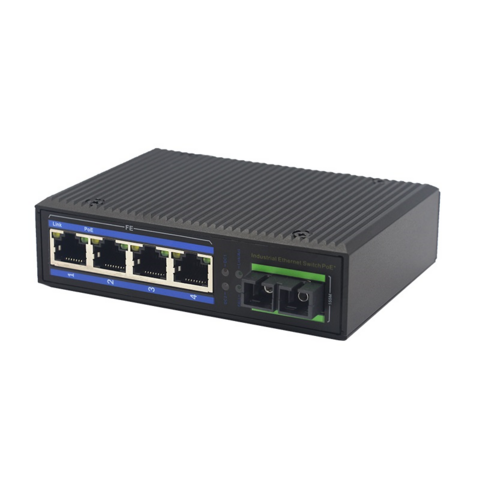 Interruptor de Ethernet del POE del Industrial-grado de la fibra 100Mbps 4-Port (Completo-ofrecido y estable)