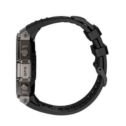 DM58 GPS reloj para hombres reloj inteligente 1,43 pulgadas AMOLED 5ATM Impermeable 400mAh de Oxígeno Arterial Mood Sleep Monitoring Wearable dispositivo