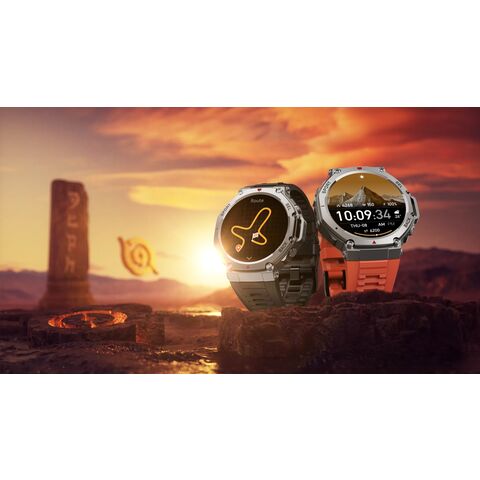 DM58 GPS reloj para hombres reloj inteligente 1,43 pulgadas AMOLED 5ATM Impermeable 400mAh de Oxígeno Arterial Mood Sleep Monitoring Wearable dispositivo