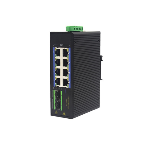 Gigabit robusto 2-fibra 8-interruptor industrial eléctrico de Ethernet del POE para los ambientes extremos