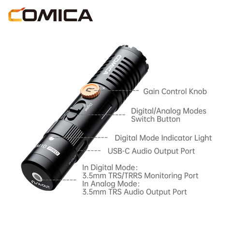 COMICA VM10 PRO Mini-Nierencharakteristik Digitales On-Camera-Richtrohrmikrofon für Smartphones, Kameras, Computer im Großhandel