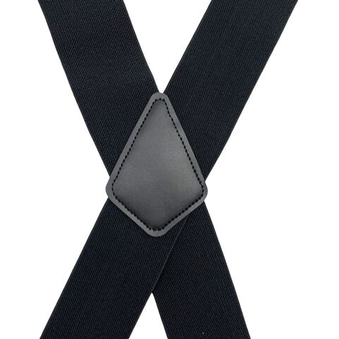 Clip de tirantes para hombre tipo X de 5 cm, correa elástica para traje de adulto