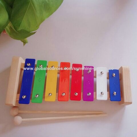 Buntes Metall-Handklavier mit individuellem Logo, Fagott-Instrument, Musikinstrument mit individuellem Logo, frühe Lernspielzeuge