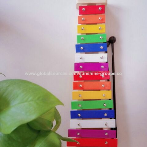 Buntes Metall-Handklavier mit individuellem Logo, Fagott-Instrument, Musikinstrument mit individuellem Logo, frühe Lernspielzeuge