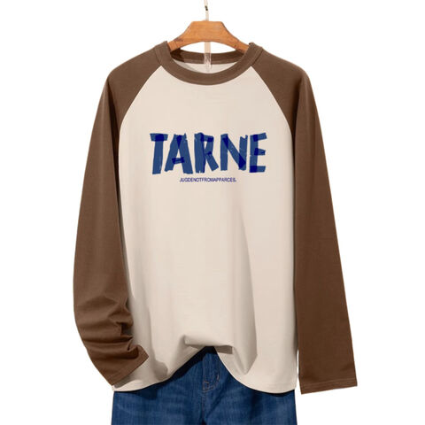 Übergroßes Unisex-Langarm-Mode-T-Shirt