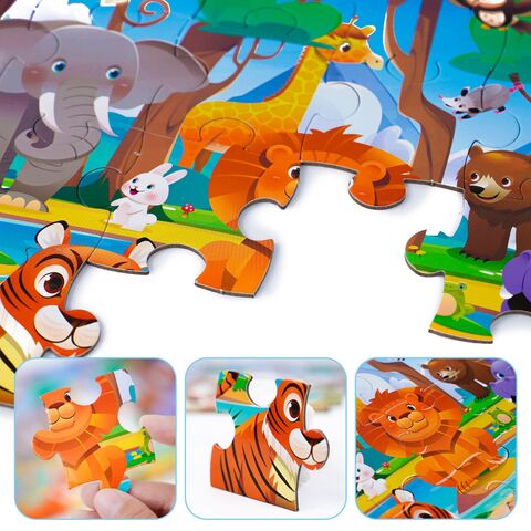 Puzzles para Niños de 3 a 5 Años, Rompecabezas de 24 Piezas para Niños Pequeños, Puzzles Educativos de Aprendizaje para Niños y Niñas de 3, 4, 5 y 6 Años