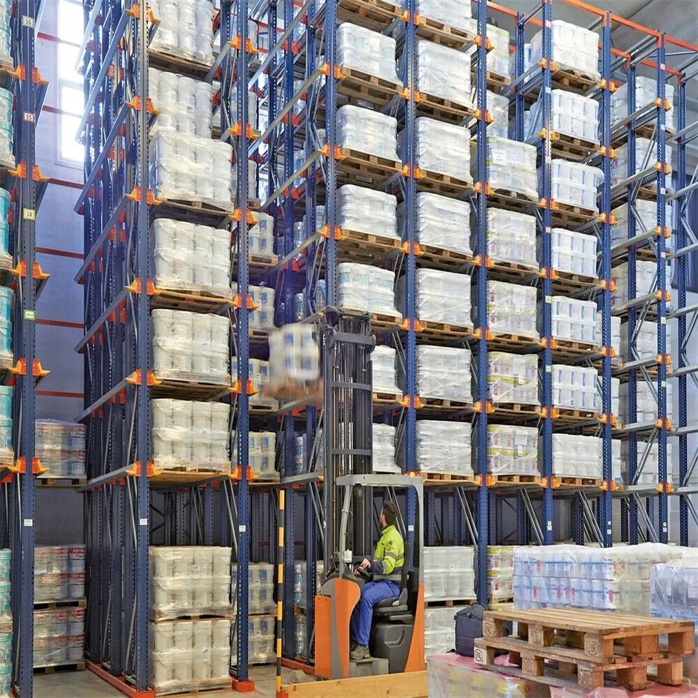 Warehouse Drive-in Racking System For High-density Storage & Forklift ...