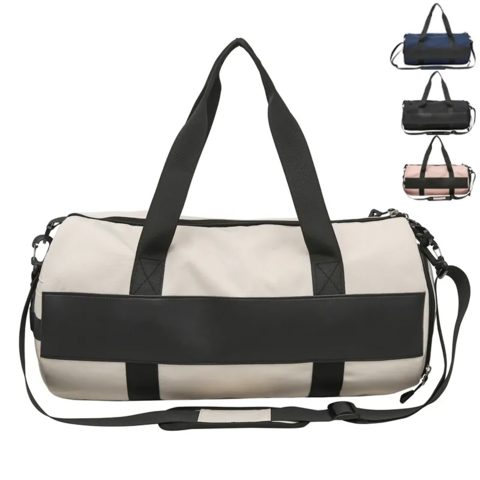 Mala de Viagem de Ginásio Personalizada, Bolsa de Ombro Esportiva Masculina, Duffel Feminina Portátil de Grande Capacidade com Logotipo Impresso