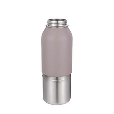 Vaso Térmico de Acero Inoxidable de Doble Pared con Aislamiento al Vacío y Asa - Mantenga sus Bebidas Frías o Calientes por Horas