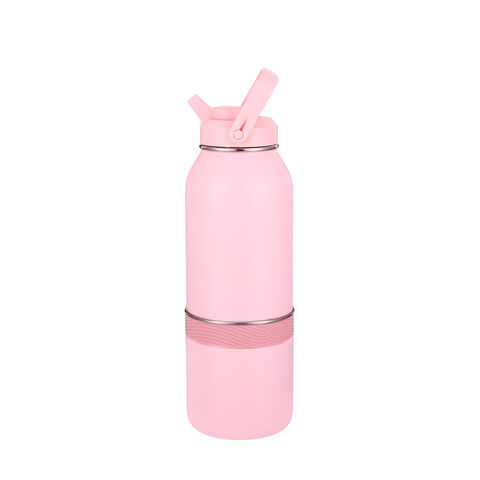 Vaso Térmico de Acero Inoxidable de Doble Pared con Aislamiento al Vacío y Asa - Mantenga sus Bebidas Frías o Calientes por Horas