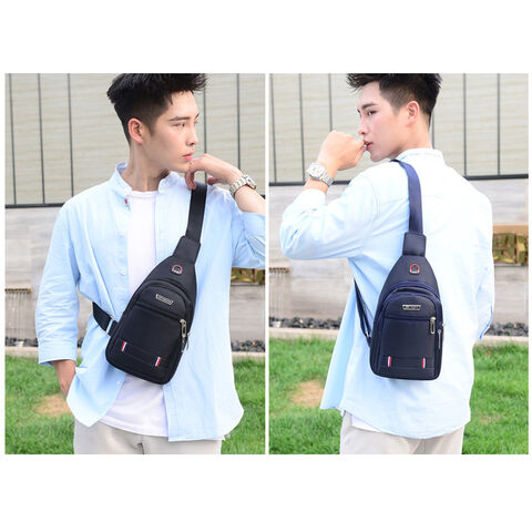 Leisure chest pack single-shoulder bag chest bags for men messenger bag