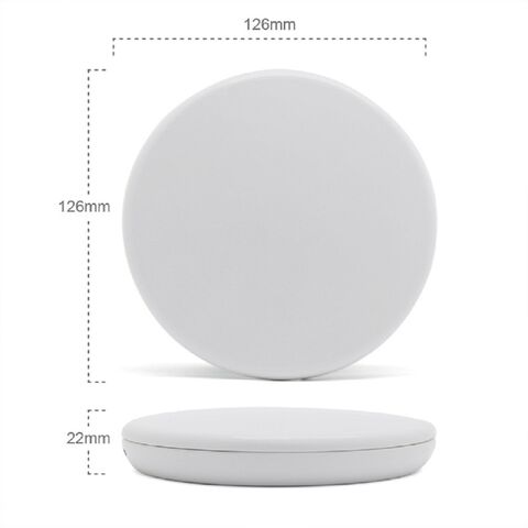 Cermin rias portabel bersertifikat CE BSCI, 1X + 5X, cermin LED bertenaga baterai