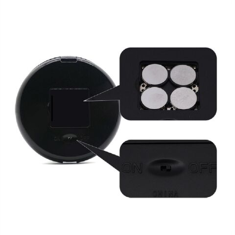 Cermin rias portabel bersertifikat CE BSCI, 1X + 5X, cermin LED bertenaga baterai