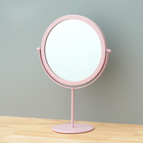 Espelhos de maquilhagem por atacado para meninas, estilo simples, dourado/rosa/preto, ferramenta cosmética