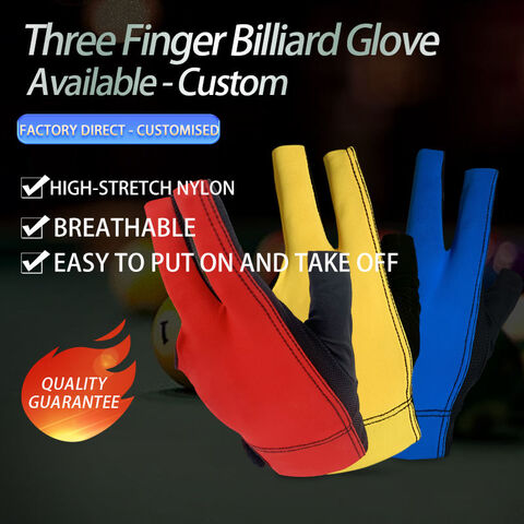 Gants de Billard Personnalisés Confortables pour Table de Billard