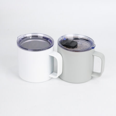Tasses à café isothermes en acier inoxydable 414 ml/473 ml, conception durable à double paroi pour maintenir les boissons à la bonne température lors de vos déplacements