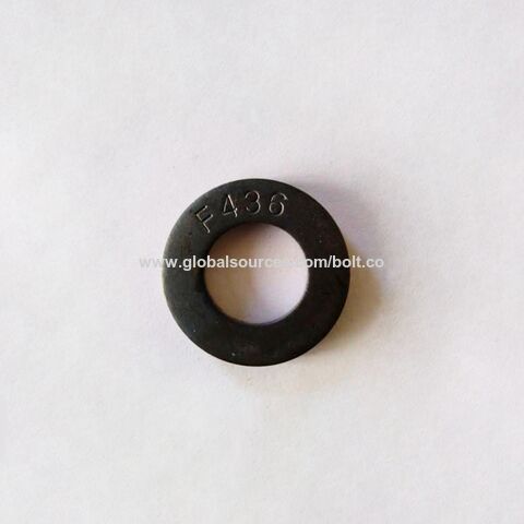 Rondelle plate 3-1/4" en acier au carbone, finition oxyde noir, DIN 125A 125B, 100HV 140HV