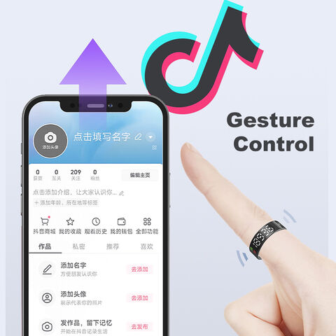 Bague Connectée en Gros NYJ05 Boîtier en Acier Inoxydable IP68 Étanche, Multiples Modes Sportifs, Contrôle Tactile pour Festivals