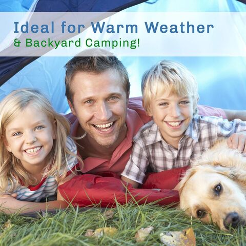 Campingzelt - Unterstand mit Regenschutz und Tragetasche - Leichtes Outdoor-Zelt zum Rucksackwandern, Wandern und für den Strand von Wakeman
