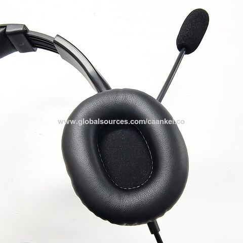 CAANKEI Auriculares con Cable y Micrófono para Llamadas Claras, USB 3.5mm Tipo C con Cancelación de Ruido ENC para Reuniones, Conferencias, Juegos, Ordenador y Portátil