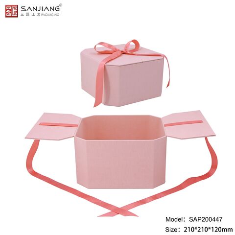 Venta al por mayor en forma de corazón caja de regalo de té de la tarde del caramelo regalo de mano Paquetes aniversario de boda cajas de embalaje para regalos de cumpleaños