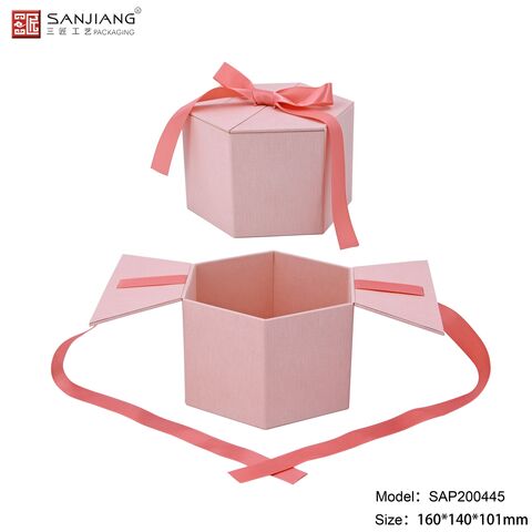 Venta al por mayor en forma de corazón caja de regalo de té de la tarde del caramelo regalo de mano Paquetes aniversario de boda cajas de embalaje para regalos de cumpleaños