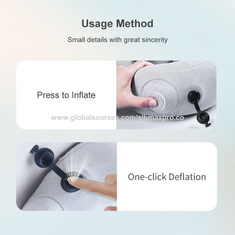 Oreiller de massage Shiatsu gris en gros avec chaleur pour la nuque et le dos, idéal pour le bureau, la maison et l'aéroport