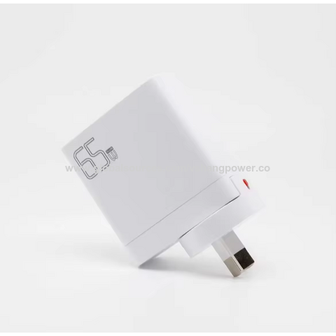 Heißer Verkauf GAN Ladegerät A C C PD65W Wand ladegerät für Privat modell US UK EU Faltbarer Stecker mit ETL CE FCC