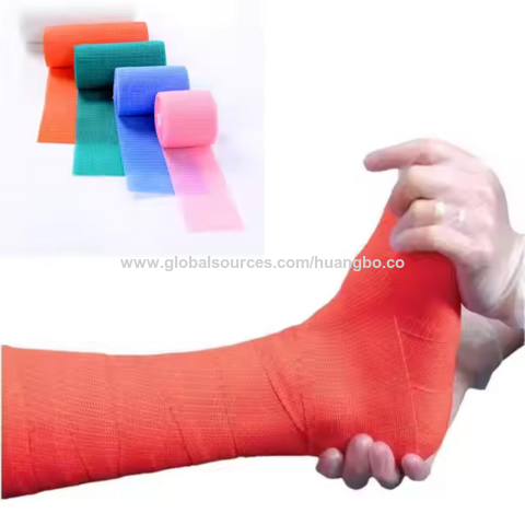 Almohadilla de Fundición Ortopédica de Poliéster de Alta Calidad Cinta de Fundición de Fibra de Vidrio Primeros Auxilios Rehabilitación de Fracturas Óseas