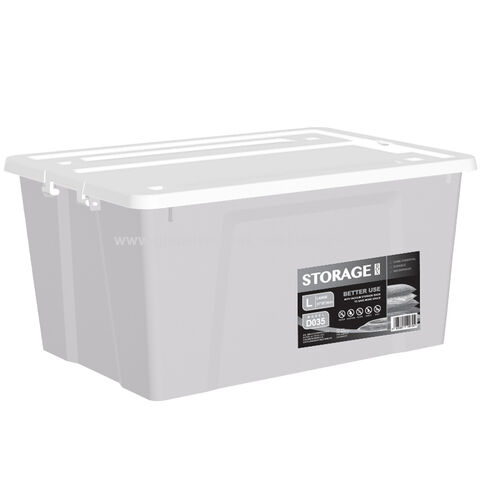 Boîte de rangement en plastique multicolore 20L 40L 56L avec roues pour la maison, vêtements, jouets, couette, papeterie pour enfants, boîte de rangement organisateur
