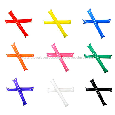 Großhandel OEM Thunderstick Noise Maker Sport Thunder Bangbang Kunststoff Benutzerdefinierte aufblasbare Anfeuerungsstäbe Sportveranstaltung Anfeuerungsrequisiten