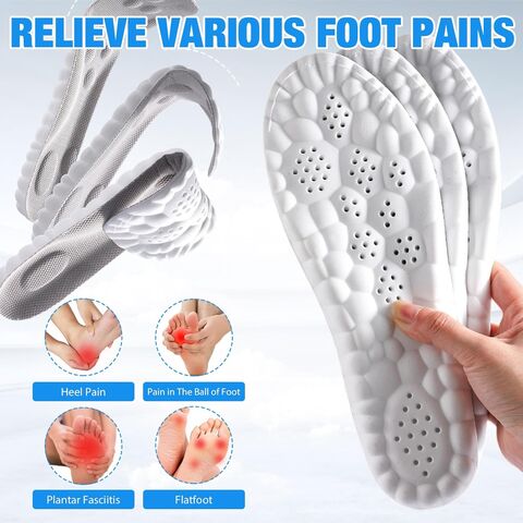 4D Cloud Technologie Einlegesohle - Superweiche Ultra-Komfort Einlegesohlen, 4D Sportschuhe Einlegesohlen, Akupunktur Massage Einlegesohle für Fuß & Gelenke