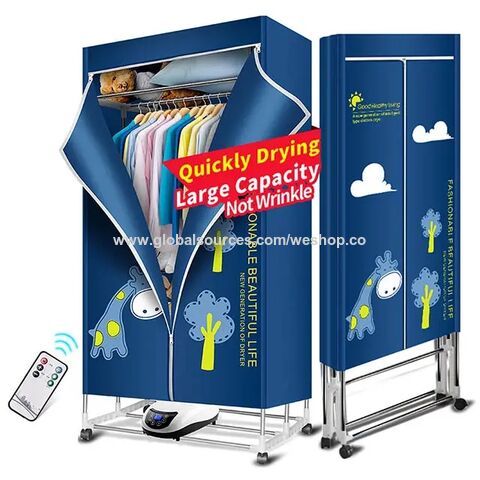 Secadores de roupa Secador de roupa elétrico portátil de 1500 W Secadora de roupa 110 V-220 V
