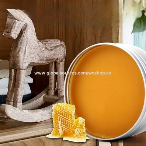 شمع العسل بالجملة طبيعي طويل الأمد زيت أساسي شمع شمع أرضيات خشبية شمع العسل مضاد للعفن الفطري مقاوم للرطوبة شمع أرضيات خشبية
