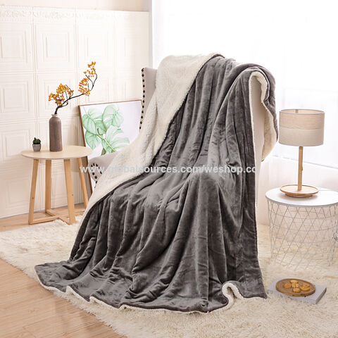 Hochwertige Wolldecken, dicke, warme Wollüberwürfe, Fleece, kundenspezifische Decken, Winterbabydecken