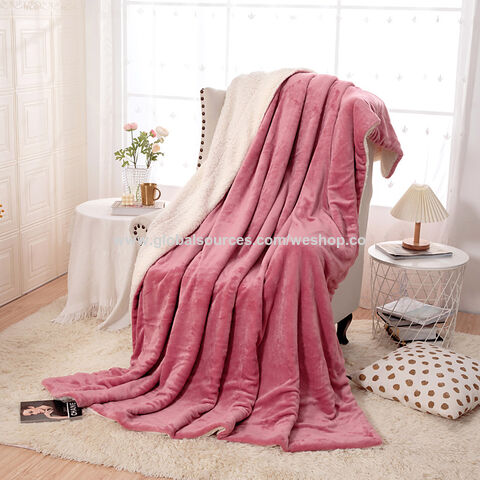 Hochwertige Wolldecken, dicke, warme Wollüberwürfe, Fleece, kundenspezifische Decken, Winterbabydecken