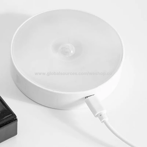 Lámparas de noche LED con sensor recargables por USB al por mayor de fábrica - Luces nocturnas inalámbricas con inducción humana