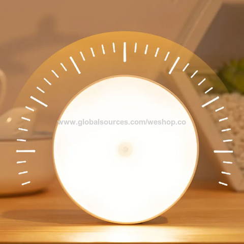 Lámparas de noche LED con sensor recargables por USB al por mayor de fábrica - Luces nocturnas inalámbricas con inducción humana