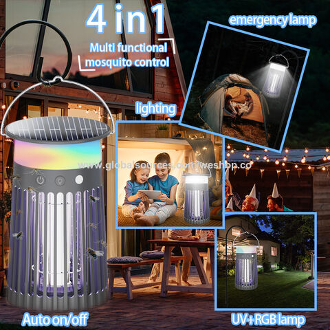 Lampe Anti-Moustique Électronique avec Veilleuse, Répulsif Anti-Moustique Puissant, Pièges de Contrôle des Nuisibles Électroniques pour B2B
