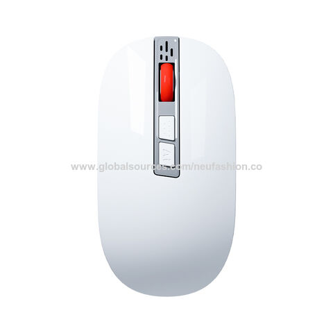 Souris intelligente à commande vocale AI 2.4G+BT2, chargement sans fil, bureau, traduction Bluetooth sans fil, PPT
