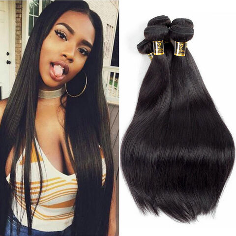 Cheap Straight Hair Bundles 100% Human Hair Weave Bundles 8a Remy Hair Straight Hair Weave Extension 1&3&4 Bundles Deal
