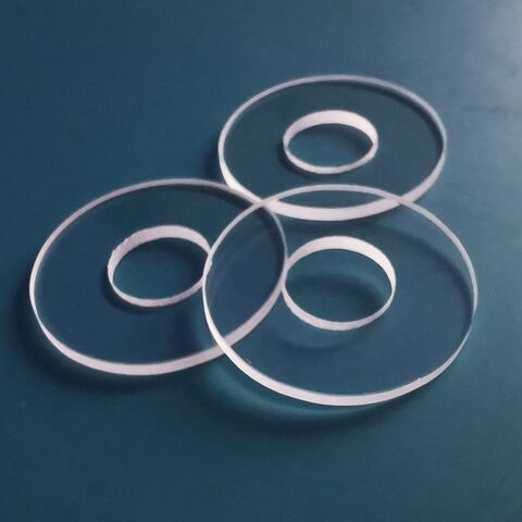 Optisches Quarzglas Corning 7980 0F mit Loch, Fenster/Linse