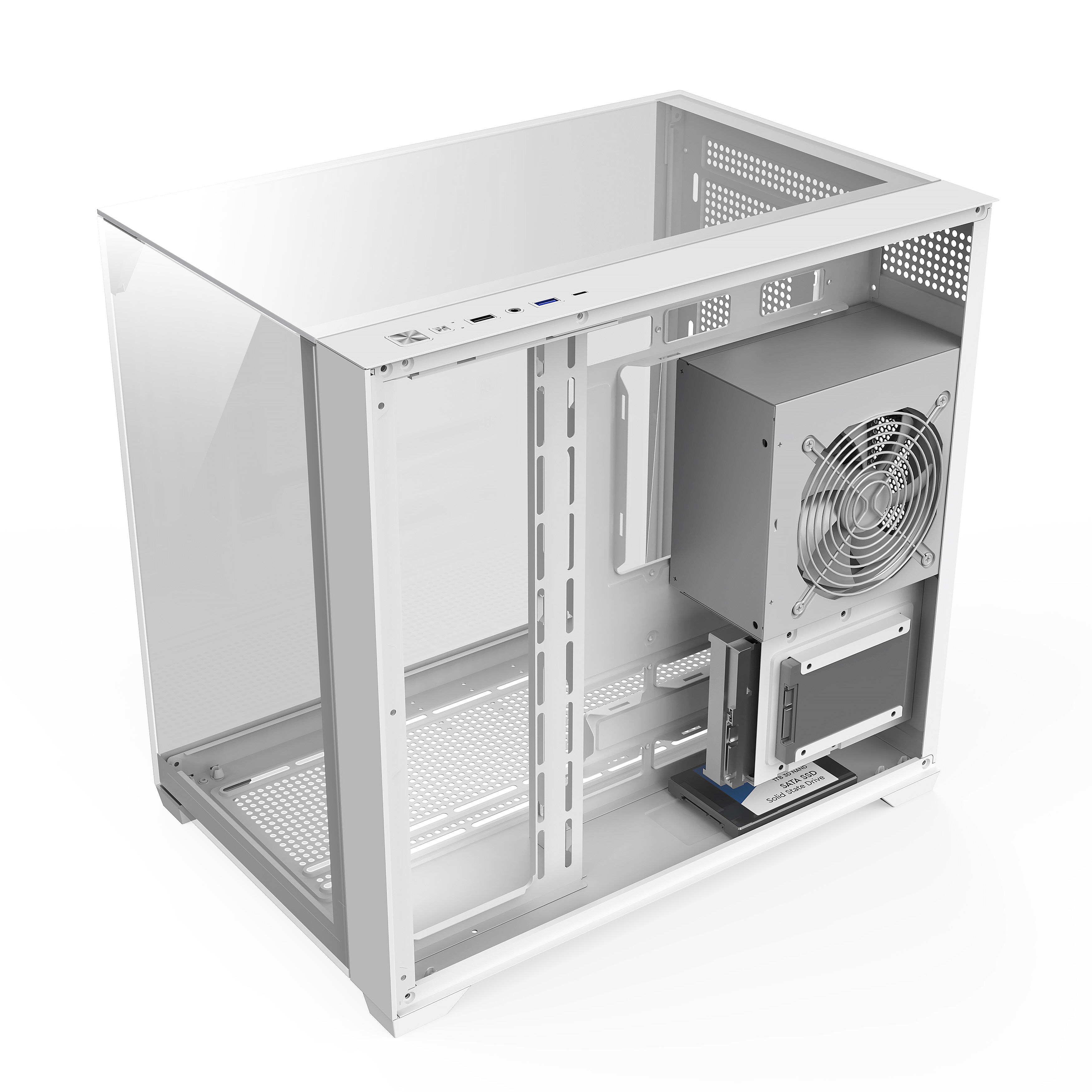 Wholesale Three-sided Glass Chassis That Supports Full-size Atx ...